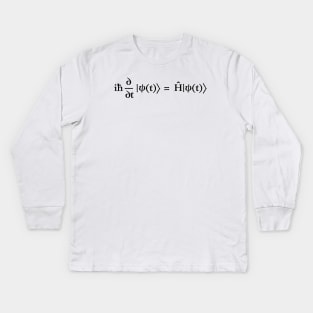 schrodinger equation solutions Kids Long Sleeve T-Shirt